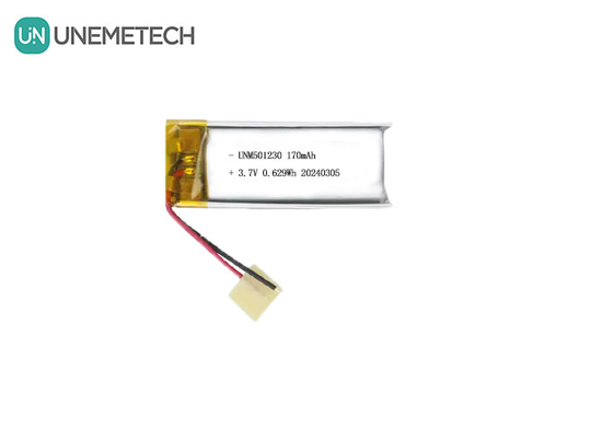 Перезаряжаемая литий-полимерная батарея 501230 3.7V 170mAh Ли-полимерная батарея для беспроводных наушников