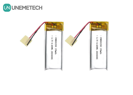 Перезаряжаемая литий-полимерная батарея 501230 3.7V 170mAh Ли-полимерная батарея для беспроводных наушников