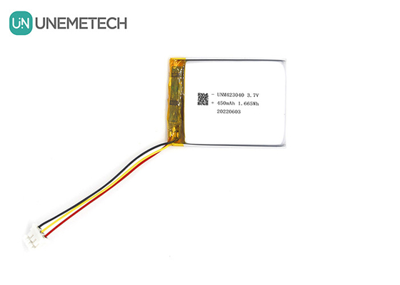 3.7V 450mAh перезаряжаемая литий-ионная полимерная батарея 423040 для цифровых продуктов 3C