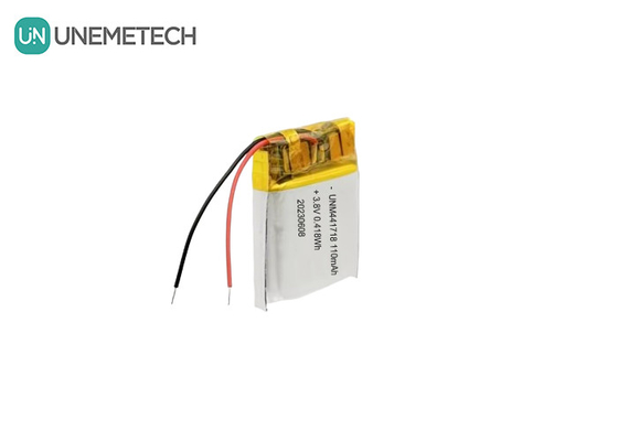 3.8V 441718 высоковольтный полимерный литий-ионный аккумулятор 110mAh для медицинского браслета