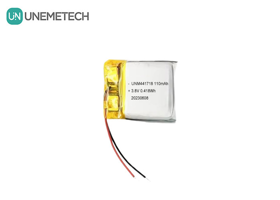 3.8V 441718 высоковольтный полимерный литий-ионный аккумулятор 110mAh для медицинского браслета
