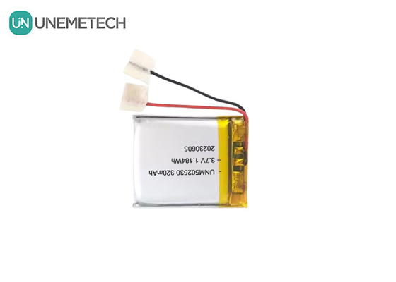 502530 3,7V 320mAh перезаряжаемая полимерная литийная батарея для носимых изделий