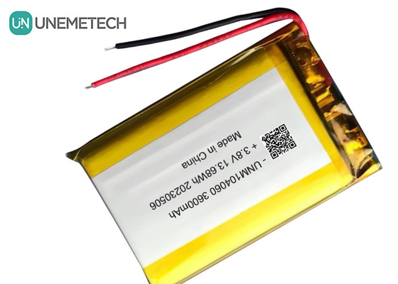 UNEMETECH 4.35V высоковольтная липоаккумуляторная батарея 104060 3.8V 3600mAh литий-ионная полимерная батарея