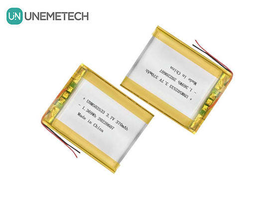 Литий-ионный полимерный аккумулятор 502533 3.7V 370mAh перезаряжаемый литий-полимерный аккумулятор для телефонных часов