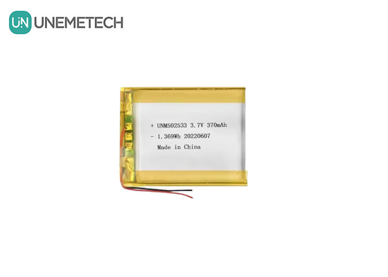 Литий-ионный полимерный аккумулятор 502533 3.7V 370mAh перезаряжаемый литий-полимерный аккумулятор для телефонных часов