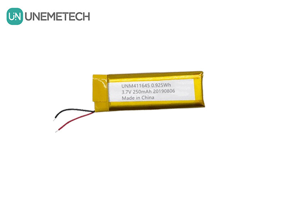 3.7V 250mAh Ли-полимерная батарея 411645 / LiPo аккумуляторная батарея для POS-машины