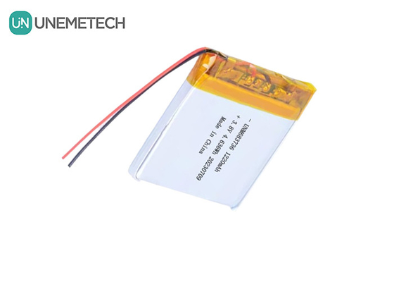 OEM 4,35V высоковольтные литий-полимерные батареи 1220mAh 683736 с длительным циклом службы