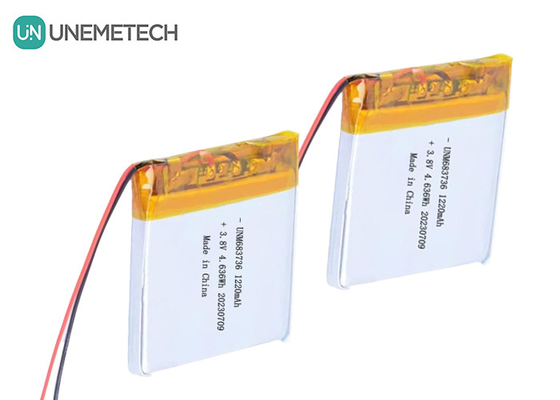 OEM 4,35V высоковольтные литий-полимерные батареи 1220mAh 683736 с длительным циклом службы