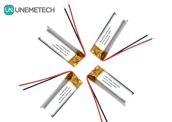 UNEMETECH 230mAh Липо аккумулятор 3.7V литий полимерный аккумулятор 851228 для ручки дистанционного управления