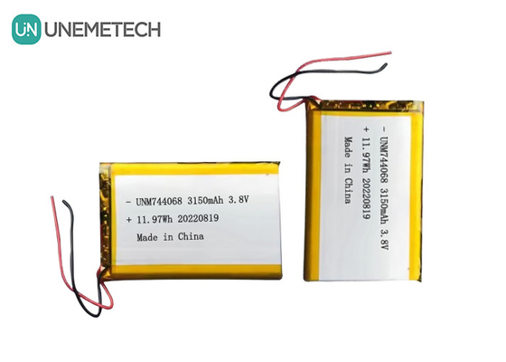Акумулятор высокого напряжения 3.8V 744068 3150mah Акумулятор для системы GPS