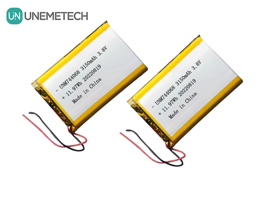 Акумулятор высокого напряжения 3.8V 744068 3150mah Акумулятор для системы GPS