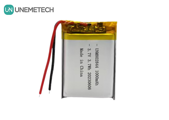3.7V перезаряжаемая литий-ионная батарея 1000mAh 802844 Литий-полимерная батарея для малой бытовой техники