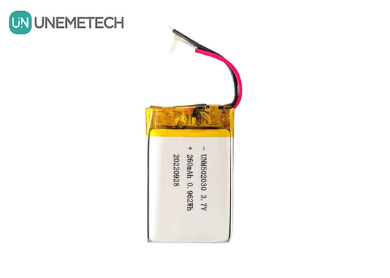 Перезаряжаемые липоаккумуляторы 502030 / 3.7V 260mAh Маленький литий полимерный аккумулятор
