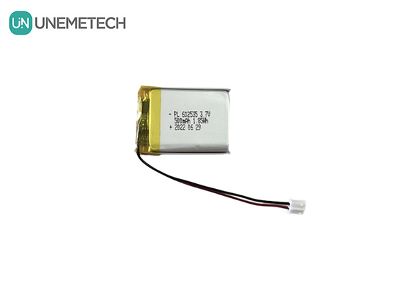 Долгий цикл жизни 3.7V 500mAh перезаряжаемая ли-полимерная батарея 602535 для цифровых продуктов
