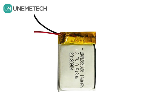 Батарея с низким саморазрядом 282028 / 3.7V 140mAh Литий полимерная батарея для носимых устройств