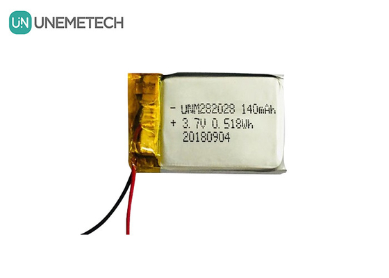 Батарея с низким саморазрядом 282028 / 3.7V 140mAh Литий полимерная батарея для носимых устройств