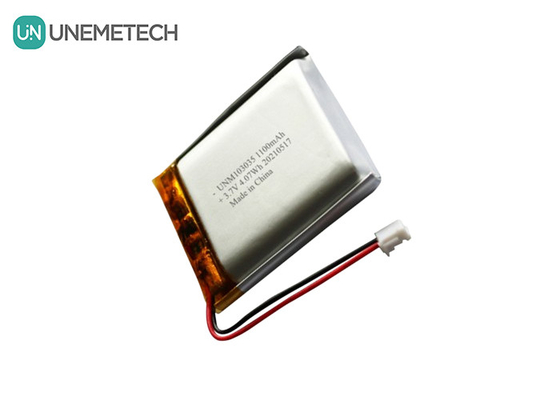 UNEMETECH 3.7V 1100mAh литий полимерная батарея / длительный цикл жизни перезаряжаемая липо батарея 103035