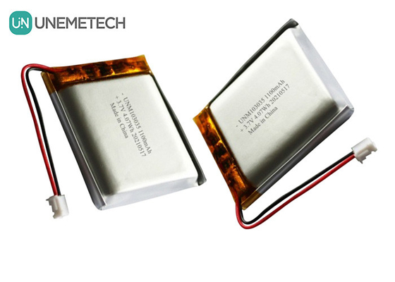 UNEMETECH 3.7V 1100mAh литий полимерная батарея / длительный цикл жизни перезаряжаемая липо батарея 103035