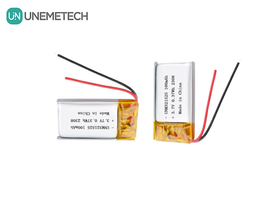 3.7V 80mAh 321525 Перезаряжаемая литий-ионная полимерная батарея зарядка 1C Для электронных продуктов