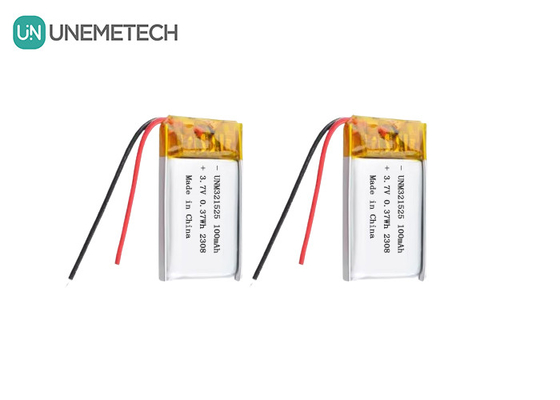 3.7V 80mAh 321525 Перезаряжаемая литий-ионная полимерная батарея зарядка 1C Для электронных продуктов