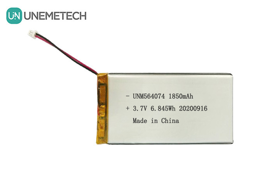 3.7V перезаряжаемая литий-ионная полимерная батарея 1850mAh 564074 для медицинского оборудования для красоты
