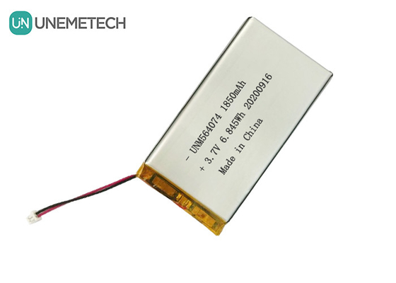 3.7V перезаряжаемая литий-ионная полимерная батарея 1850mAh 564074 для медицинского оборудования для красоты