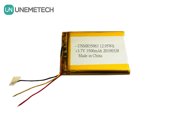 3.7V 3500mAh Custom Large Lithium Polymer Battery 835063 для медицинского оборудования для красоты