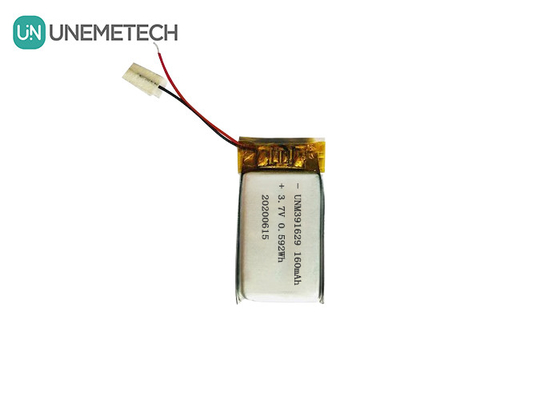 391629 Перезаряжаемая литий-полимерная батарея 3.7V 160mAh Липо-батарея для умных носимых устройств