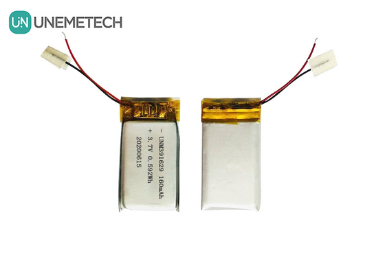 391629 Перезаряжаемая литий-полимерная батарея 3.7V 160mAh Липо-батарея для умных носимых устройств