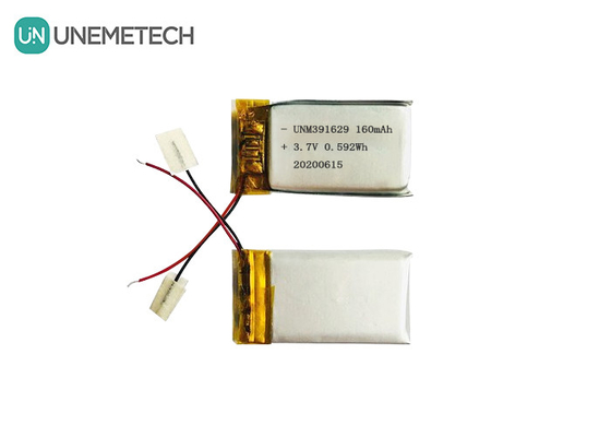 391629 Перезаряжаемая литий-полимерная батарея 3.7V 160mAh Липо-батарея для умных носимых устройств