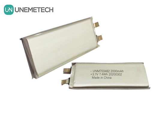 3.7V 2000mAh Литий полимерный аккумулятор 703482 для динамиков