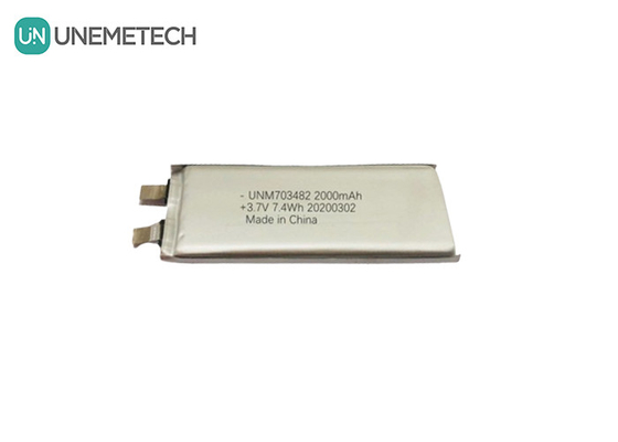 3.7V 2000mAh Литий полимерный аккумулятор 703482 для динамиков