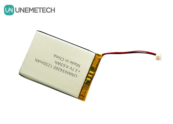 4.63Wh перезаряжаемая литий-полимерная батарея 434260 3.7V 1250mAh для зарядного корпуса