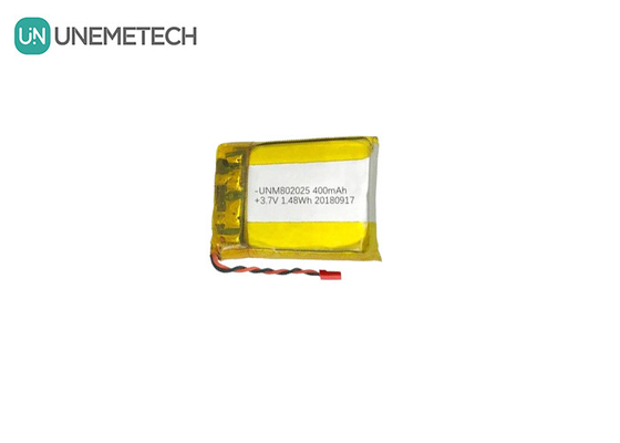 802025 Литий-полимерная батарея 3.7V 400mAh Акумуляторы LiPO для GPS-трекера