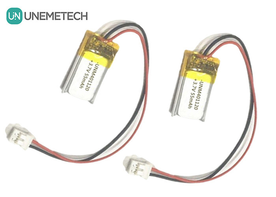 401120 3.7V 55mAh Липо аккумуляторы на заказ / зарядные липо аккумуляторы для наушников