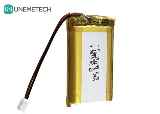 3.7V 1400mAh перезаряжаемая ли-полимерная батарея 103048 Ли-ионная полимерная батарея для цифровых устройств