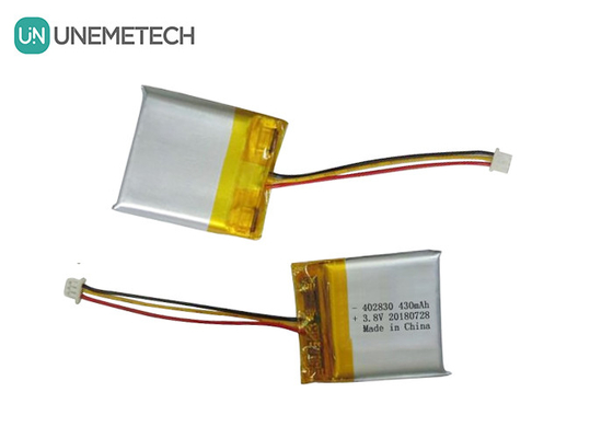 Высоковольтные липополимерные батареи 402830 3.8V 430mAh HV LiPo батареи для медицинских устройств