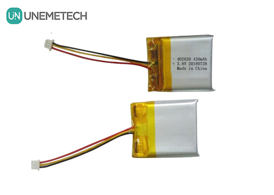 Высоковольтные липополимерные батареи 402830 3.8V 430mAh HV LiPo батареи для медицинских устройств