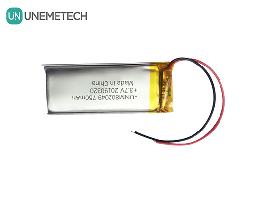 Аппараты для красоты Литий полимерная батарея 3.7V 750mah 802049 1C с разрядом Ли поли батарея