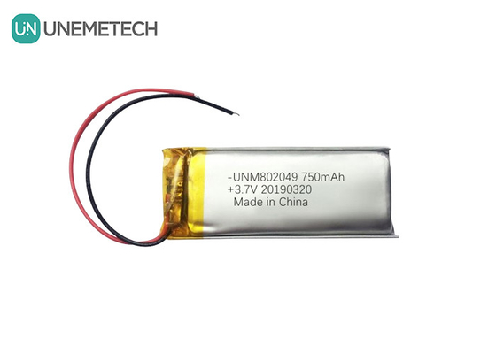 Аппараты для красоты Литий полимерная батарея 3.7V 750mah 802049 1C с разрядом Ли поли батарея