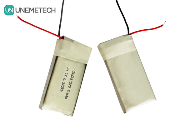 3.7V 60mAh Ультра-маленький перезаряжаемый аккумулятор 351220 для носимых продуктов