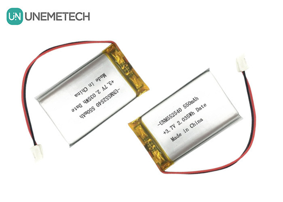 552540 Призматические серебряные аккумуляторы 3.7V 550mAh для ПЭТ-трекера