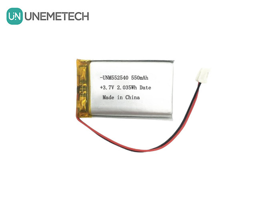 552540 Призматические серебряные аккумуляторы 3.7V 550mAh для ПЭТ-трекера