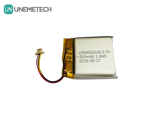 4.2V 350mAh Литий-ионные полимерные батареи 562526 1,0C Выпуск для цифровых продуктов