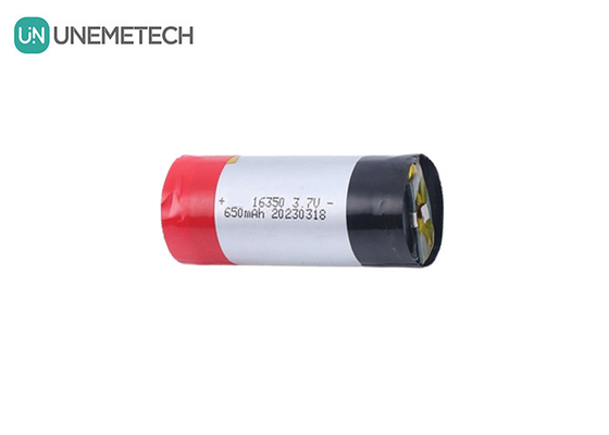 5А высокоскоростное разрядное цилиндрическое липо аккумулятор 3.7В 650mAh 16350 Для бытовой техники