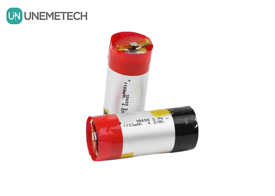 3А Выпуск цилиндрической полимерной литий-ионной батареи 18400 3.7v 1100mah LiPo батареи