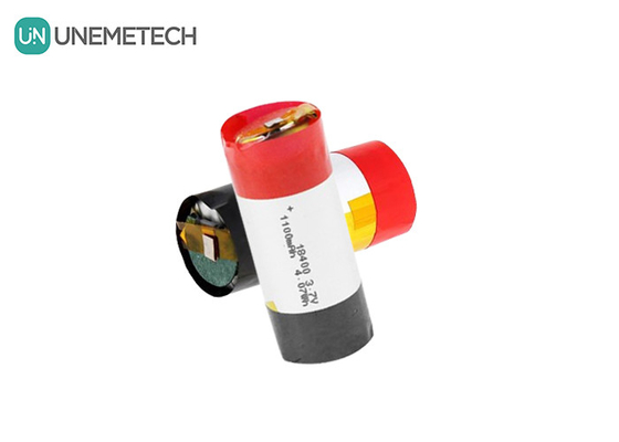 3А Выпуск цилиндрической полимерной литий-ионной батареи 18400 3.7v 1100mah LiPo батареи
