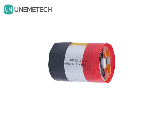 18250 630mAh 3.7V цилиндрическая перезаряжаемая литий-ионная полимерная батарея с 5A плюс-током разряда