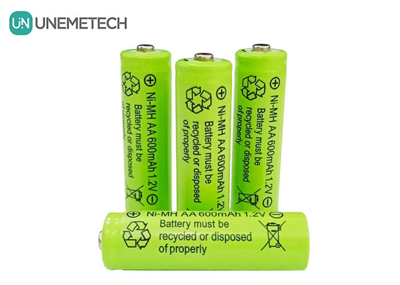 Долгий жизненный цикл NiMH AA 1.2V 600mAh Акумулятор AA600 для игрушек