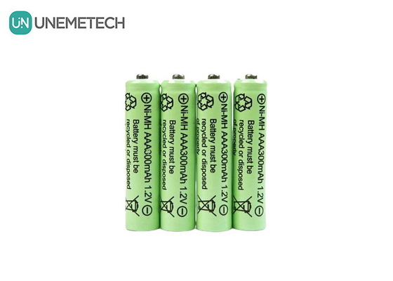 Ni-MH AAA батарея 1.2V 300mAh перезаряжаемая батарея для солнечных светильников и пульта дистанционного управления